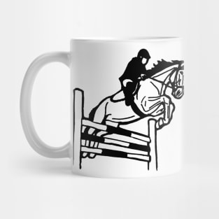 Showjumping horse Mug